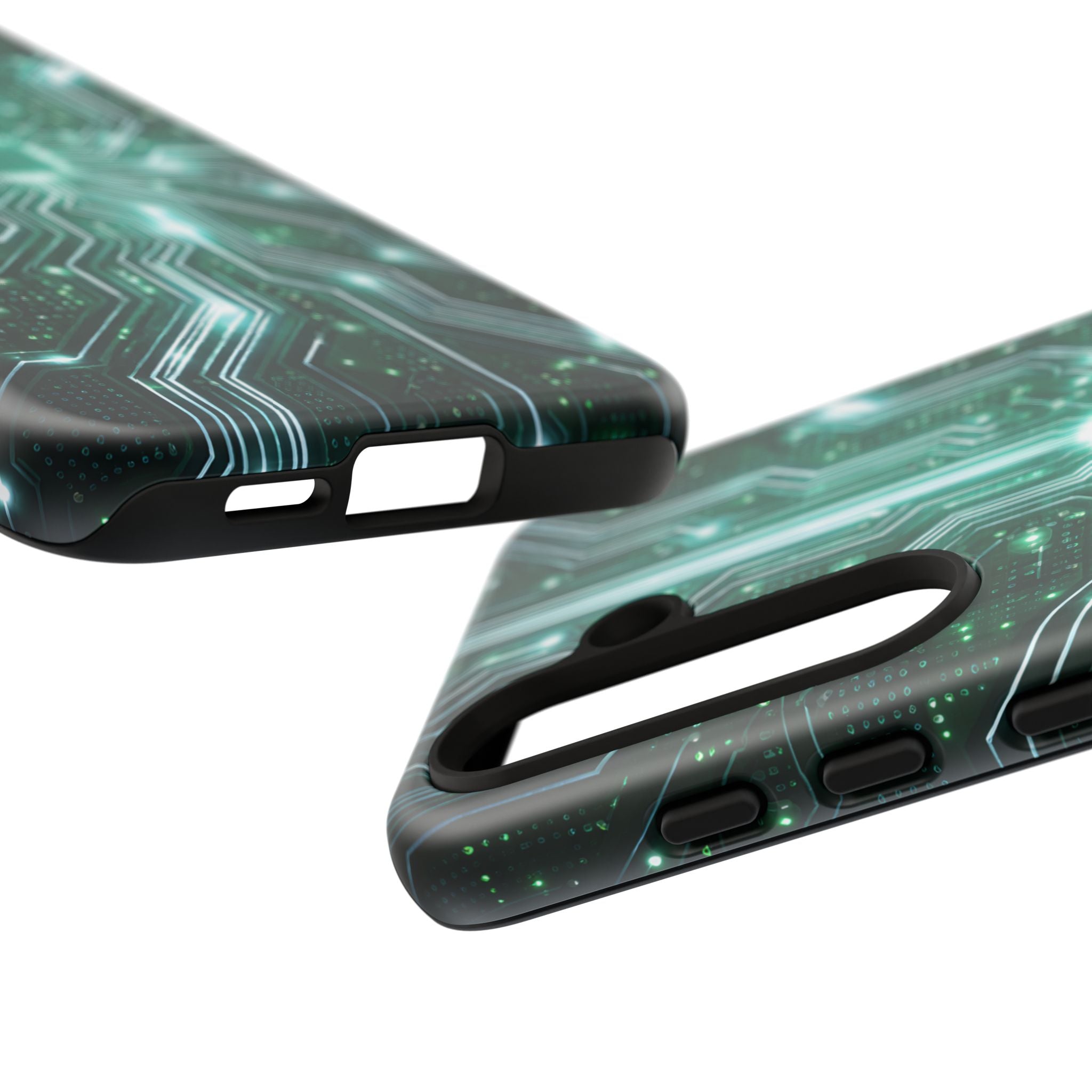 Futuristic Tech Design Phone Case | Cyber Circuit Pattern