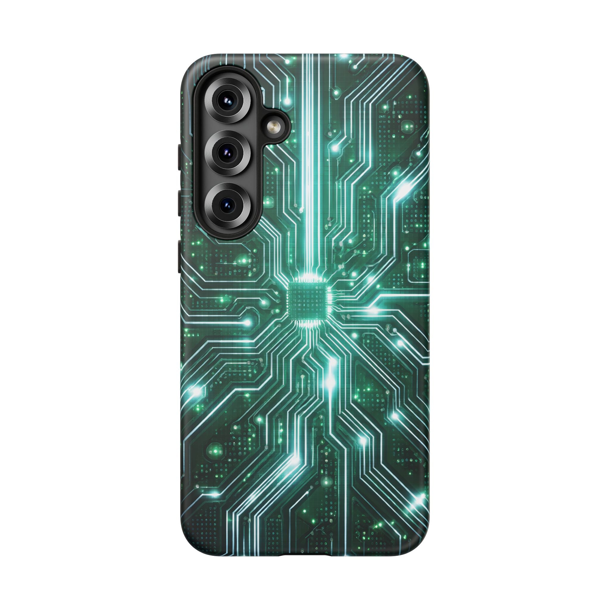 Futuristic Tech Design Phone Case | Cyber Circuit Pattern