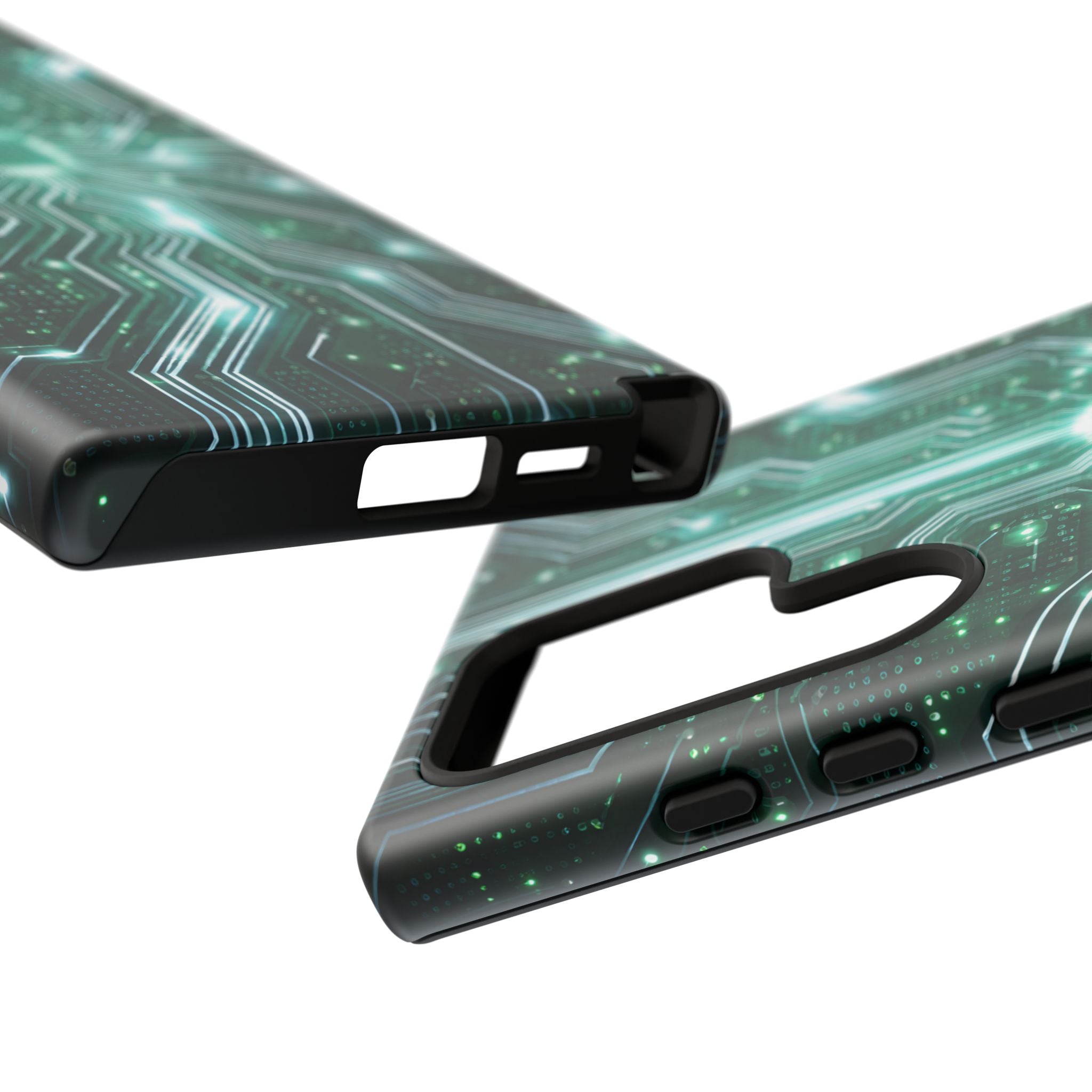 Futuristic Tech Design Phone Case | Cyber Circuit Pattern