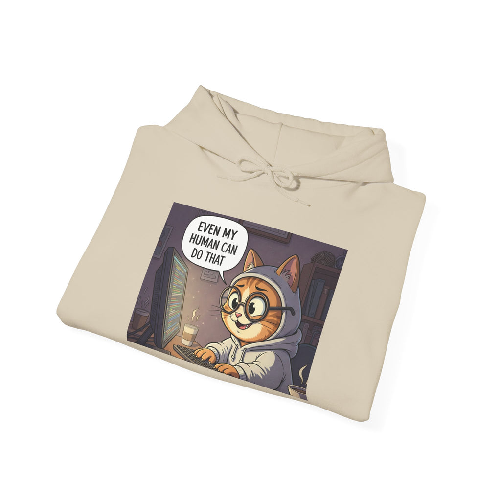 Cat Coder hoodie | Funny Programmer Sweatshirt, Cat Coding Design