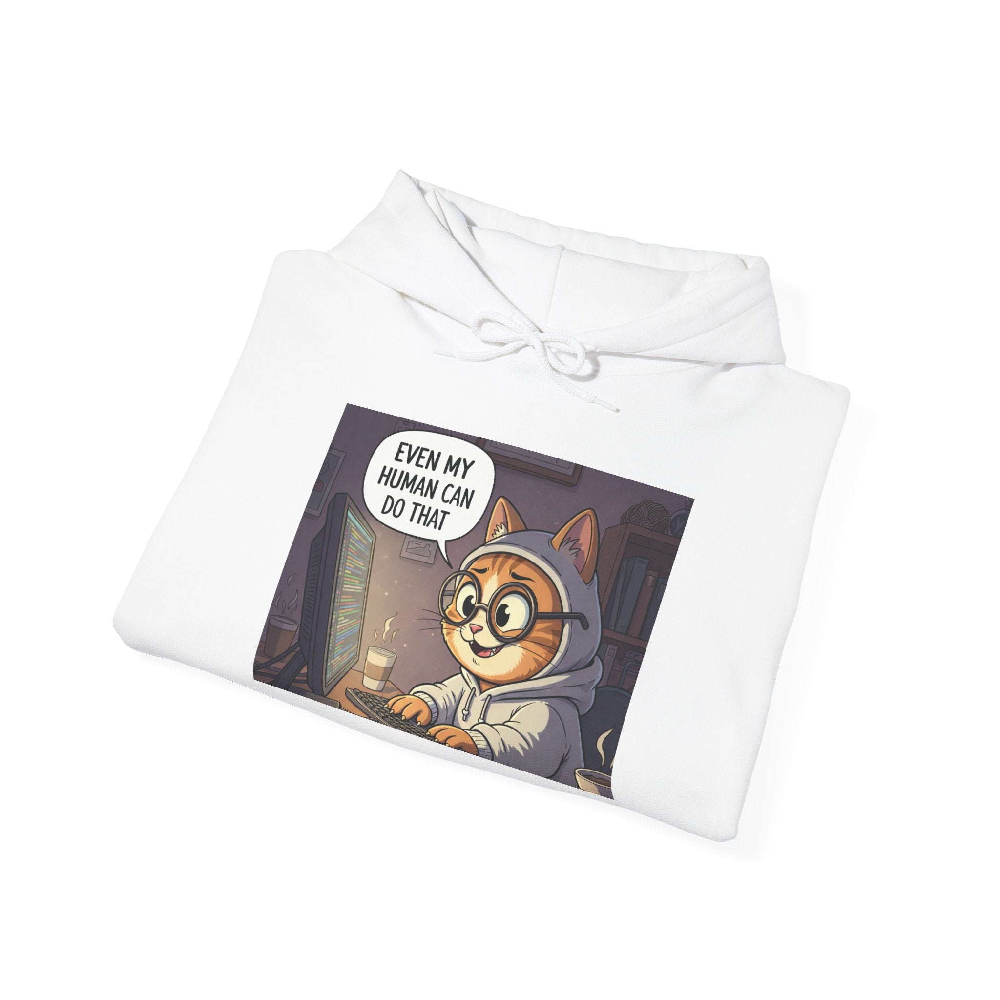 Cat Coder hoodie | Funny Programmer Sweatshirt, Cat Coding Design