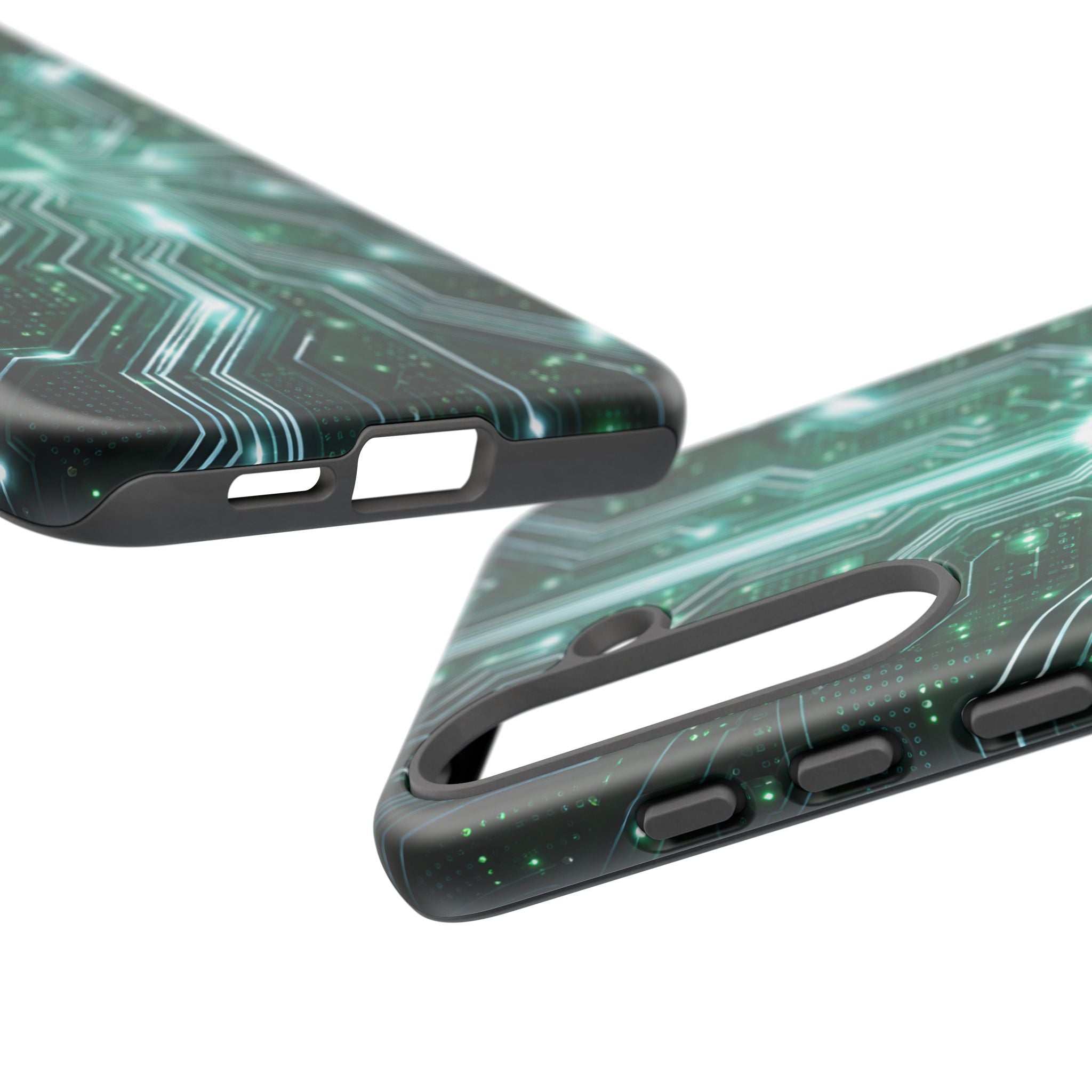 Futuristic Tech Design Phone Case | Cyber Circuit Pattern