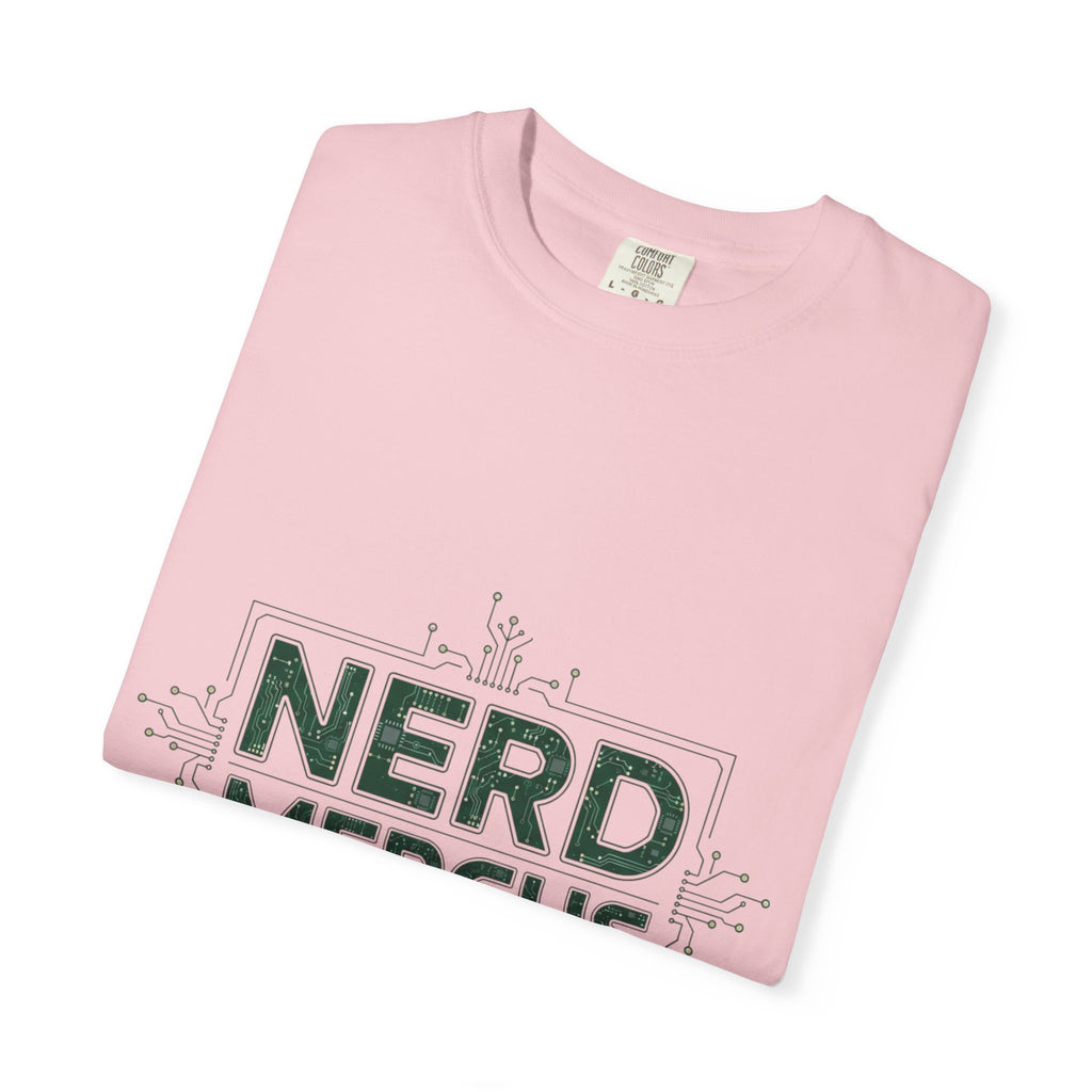Nerd Merchs T-Shirt | Retro Tech Typography, Minimal Nerd Graphic