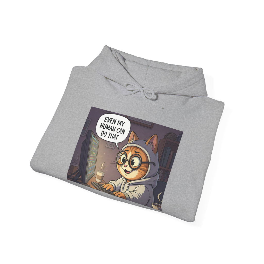 Cat Coder hoodie | Funny Programmer Sweatshirt, Cat Coding Design
