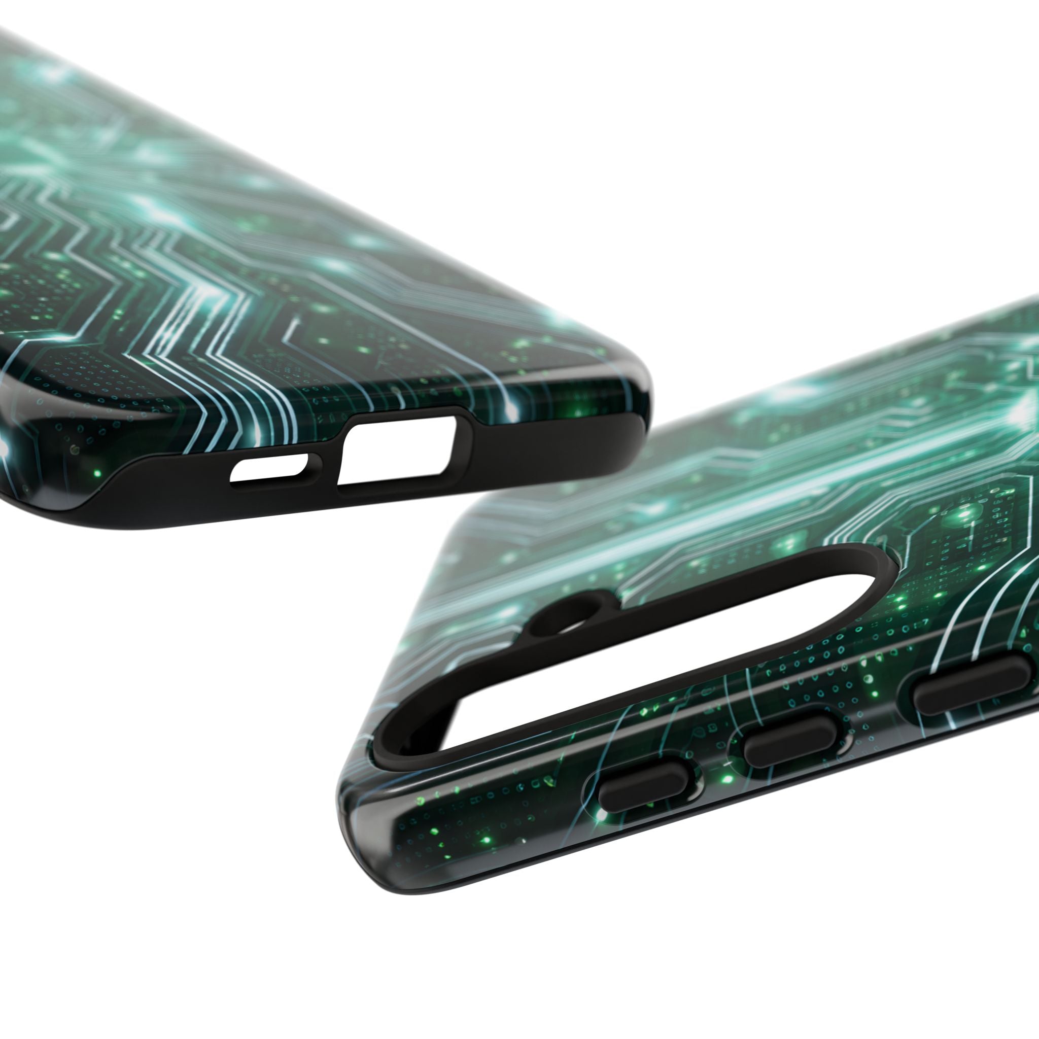 Futuristic Tech Design Phone Case | Cyber Circuit Pattern