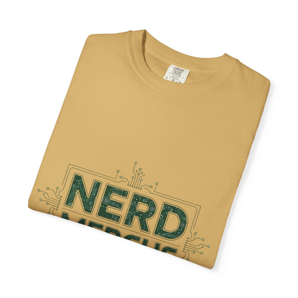 Nerd Merchs T-Shirt | Retro Tech Typography, Minimal Nerd Graphic