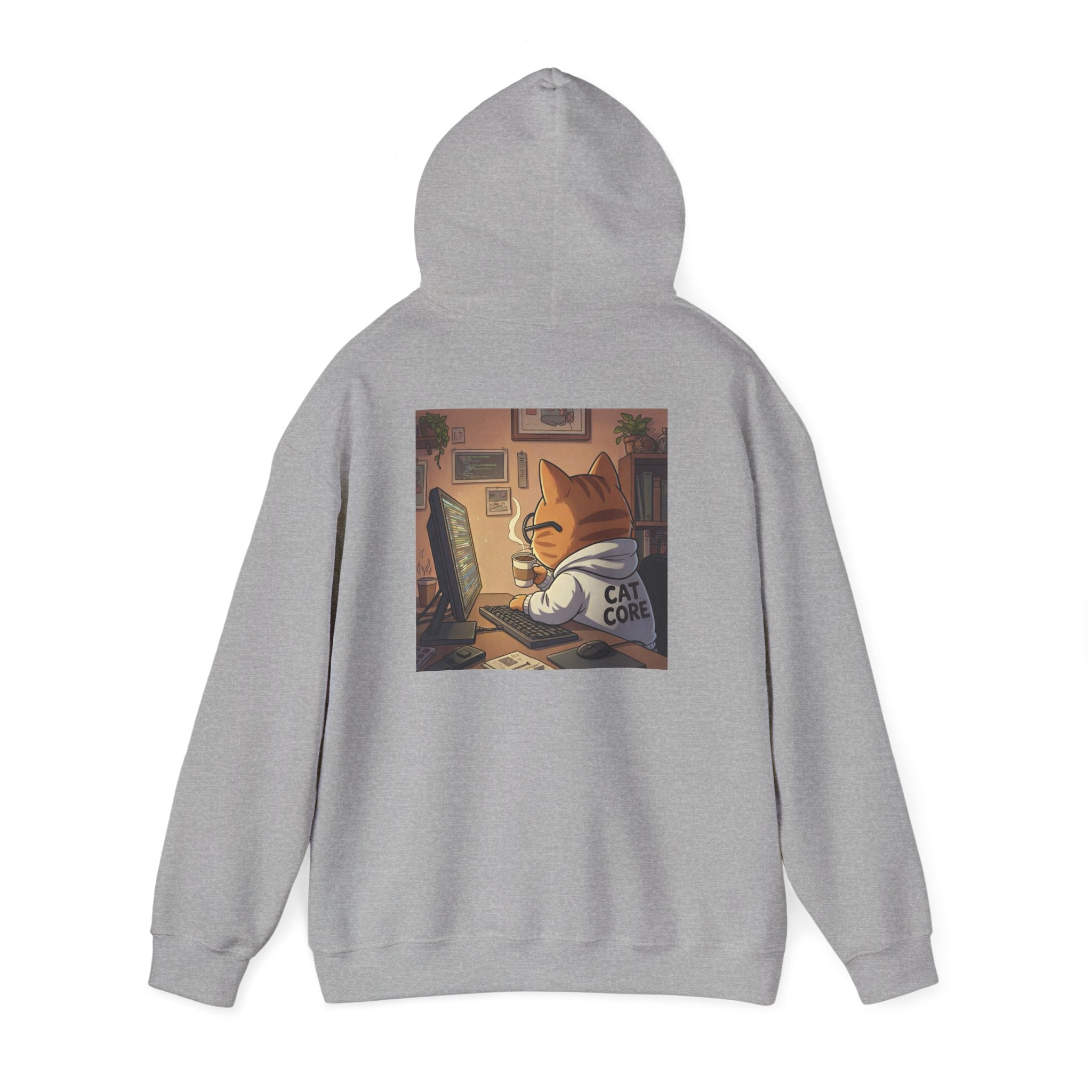 Cat Coder hoodie | Funny Programmer Sweatshirt, Cat Coding Design