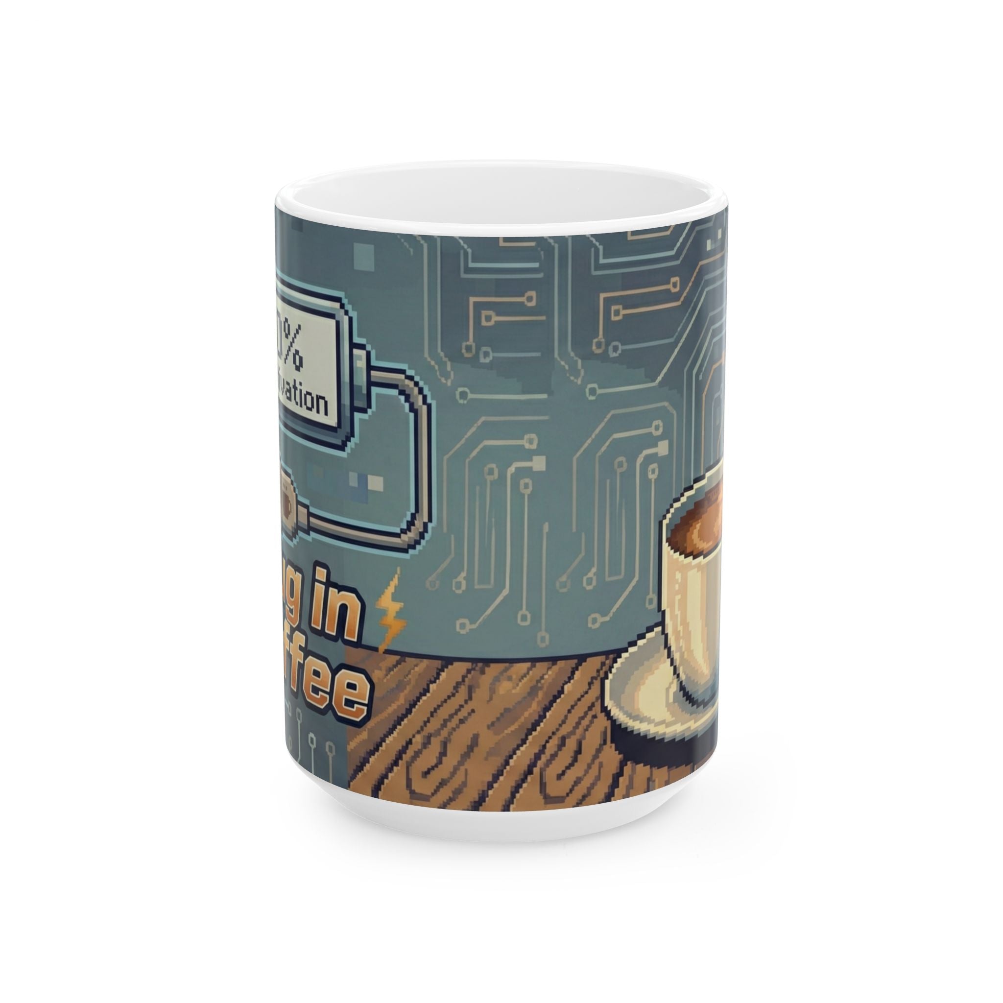 Caffeine Fuelled Code Mug | Funny Programmer Mug