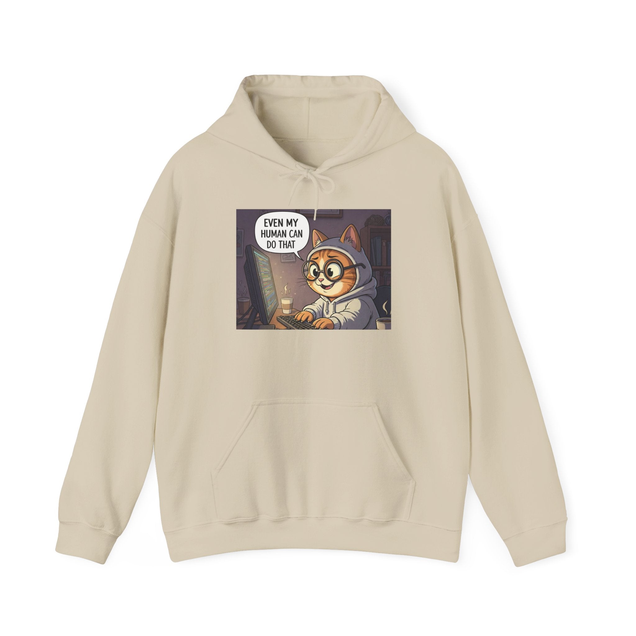 Cat Coder hoodie | Funny Programmer Sweatshirt, Cat Coding Design