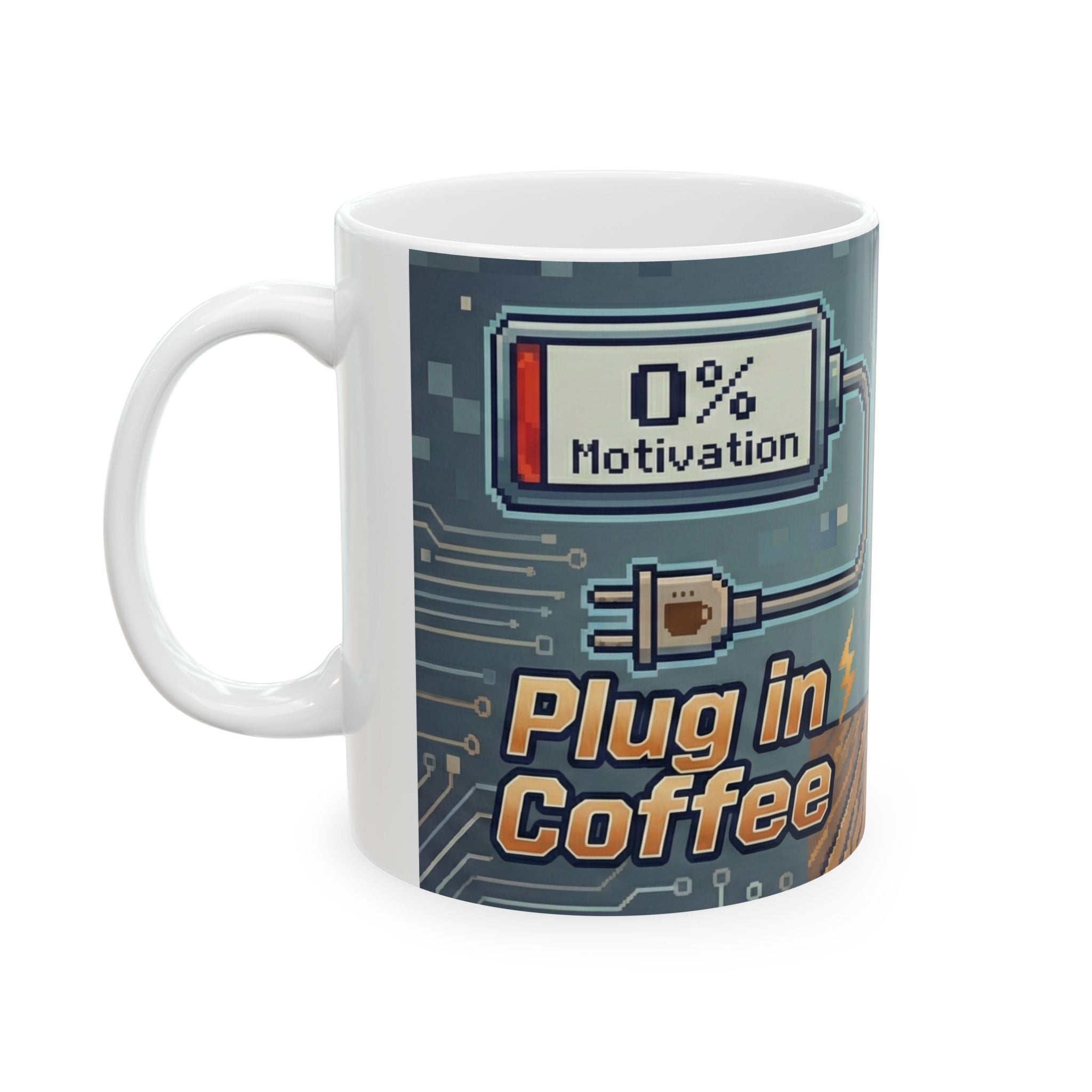 Caffeine Fuelled Code Mug | Funny Programmer Mug
