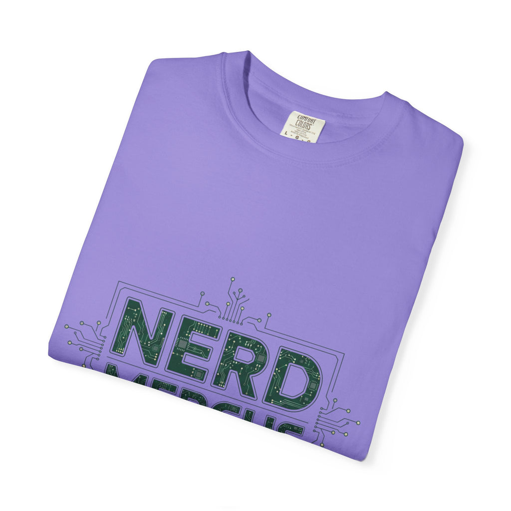 Nerd Merchs T-Shirt | Retro Tech Typography, Minimal Nerd Graphic
