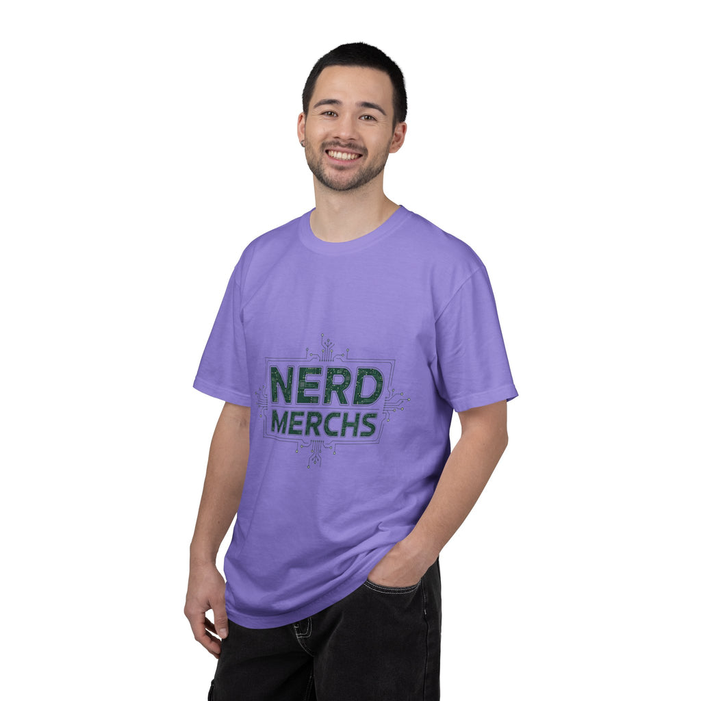 Nerd Merchs T-Shirt | Retro Tech Typography, Minimal Nerd Graphic