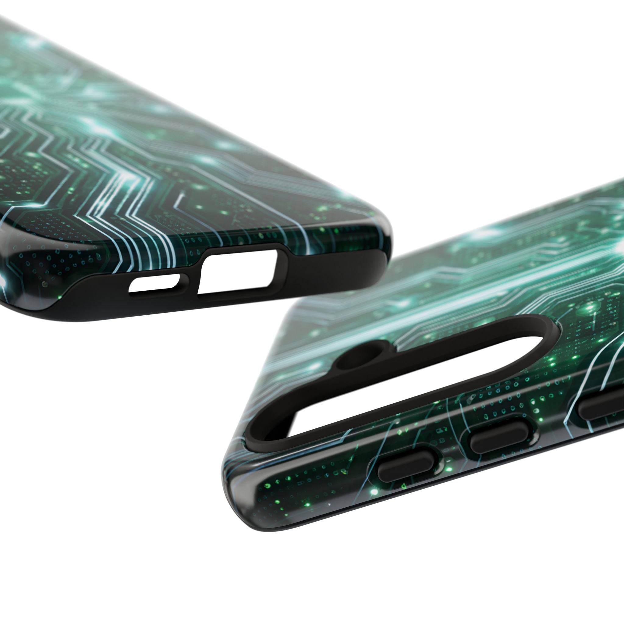 Futuristic Tech Design Phone Case | Cyber Circuit Pattern
