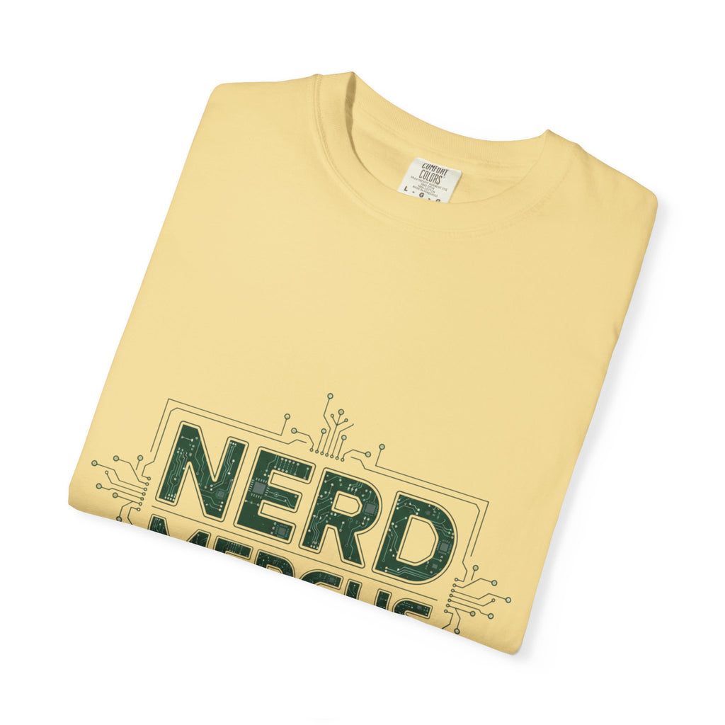 Nerd Merchs T-Shirt | Retro Tech Typography, Minimal Nerd Graphic