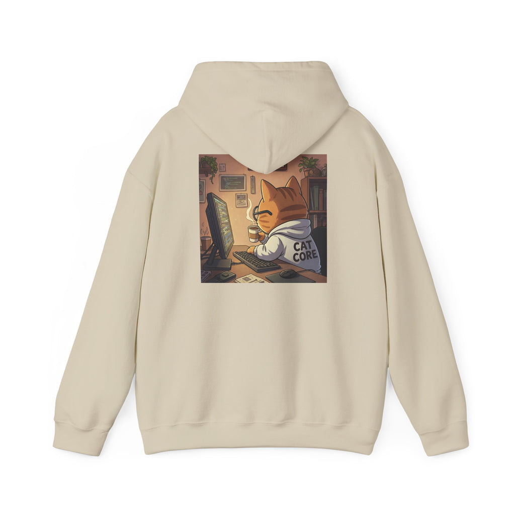 Cat Coder hoodie | Funny Programmer Sweatshirt, Cat Coding Design